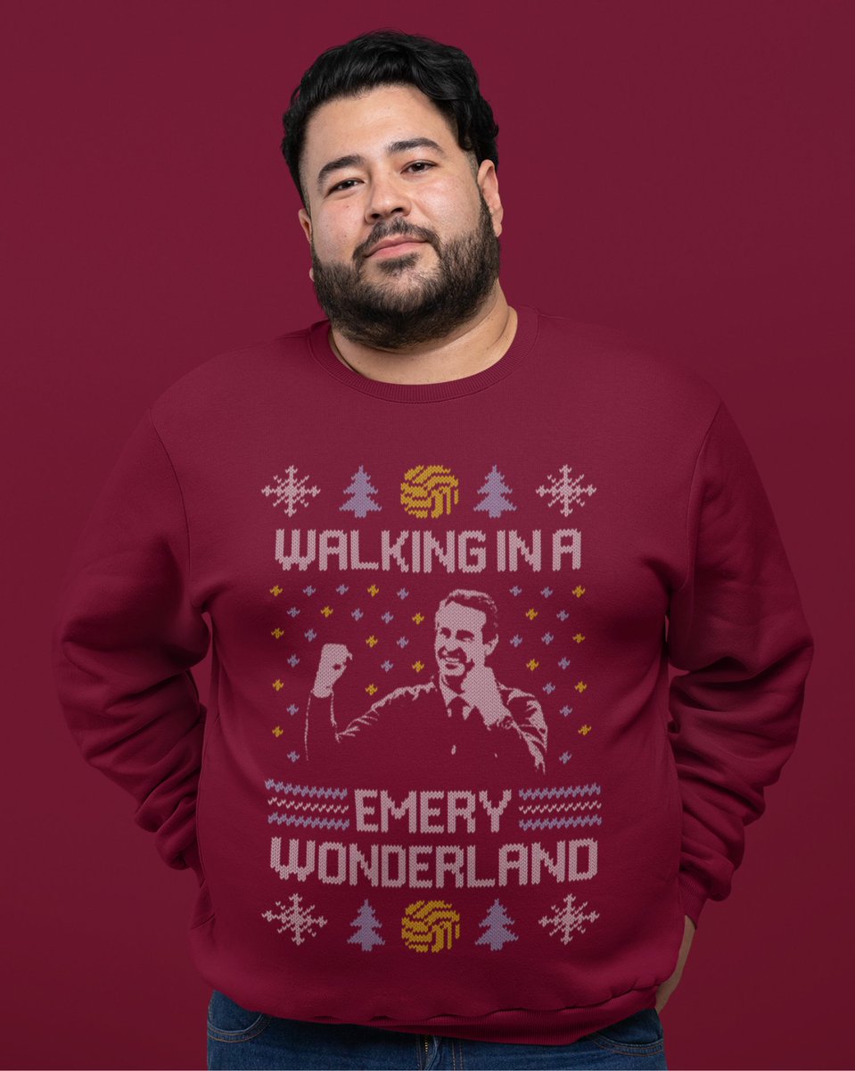Walking In A Emery Wonderland 🎶 Get the perfect Christmas jumper for any Villa Fan now 👇 villatillidie.com/shop/Sweatshir… #AVFC