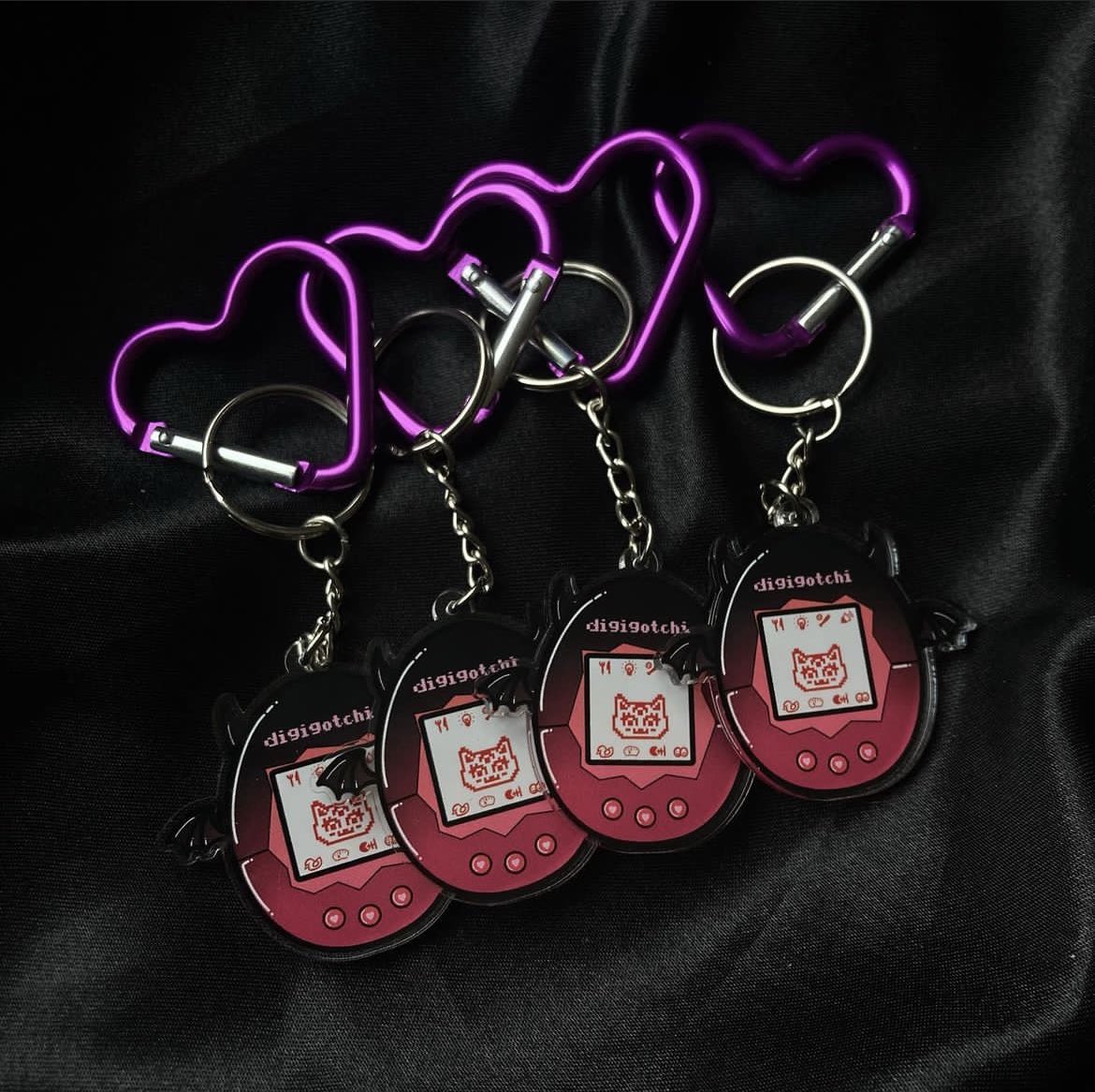 Black Friday is a corporate holiday. artists work hard to make you things! 

I will not be holding any sales today. but I will be offering a FREE keychain (while products last) to any orders made over the weekend! 💟❤️‍🩹 shop small :-) 

☆ digidemon.net ☆