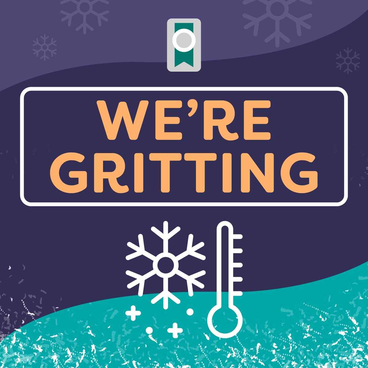 ❄️ Road surface temperatures are currently forecast to drop just below freezing in the coldest spots overnight. We will therefore be carrying out precautionary gritting on the main routes this evening.