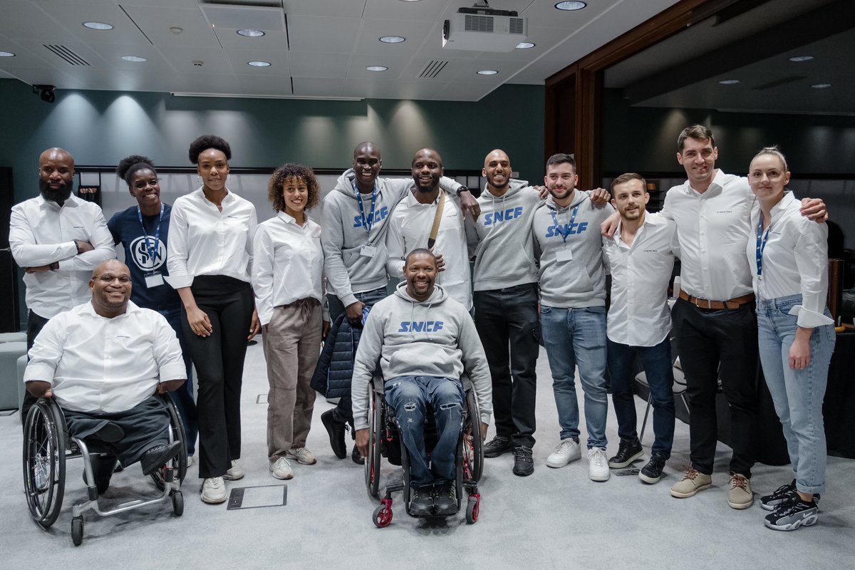 ChellamootooD's tweet photo. Un plaisir d'avoir assisté au séminaire du Top 200 du @GroupeSNCF. Merci au président @JPFarandou  pour l’invitation. 

#SNCF #paris2024 #athletessncf https://t.co/7Y1K6W5RsA