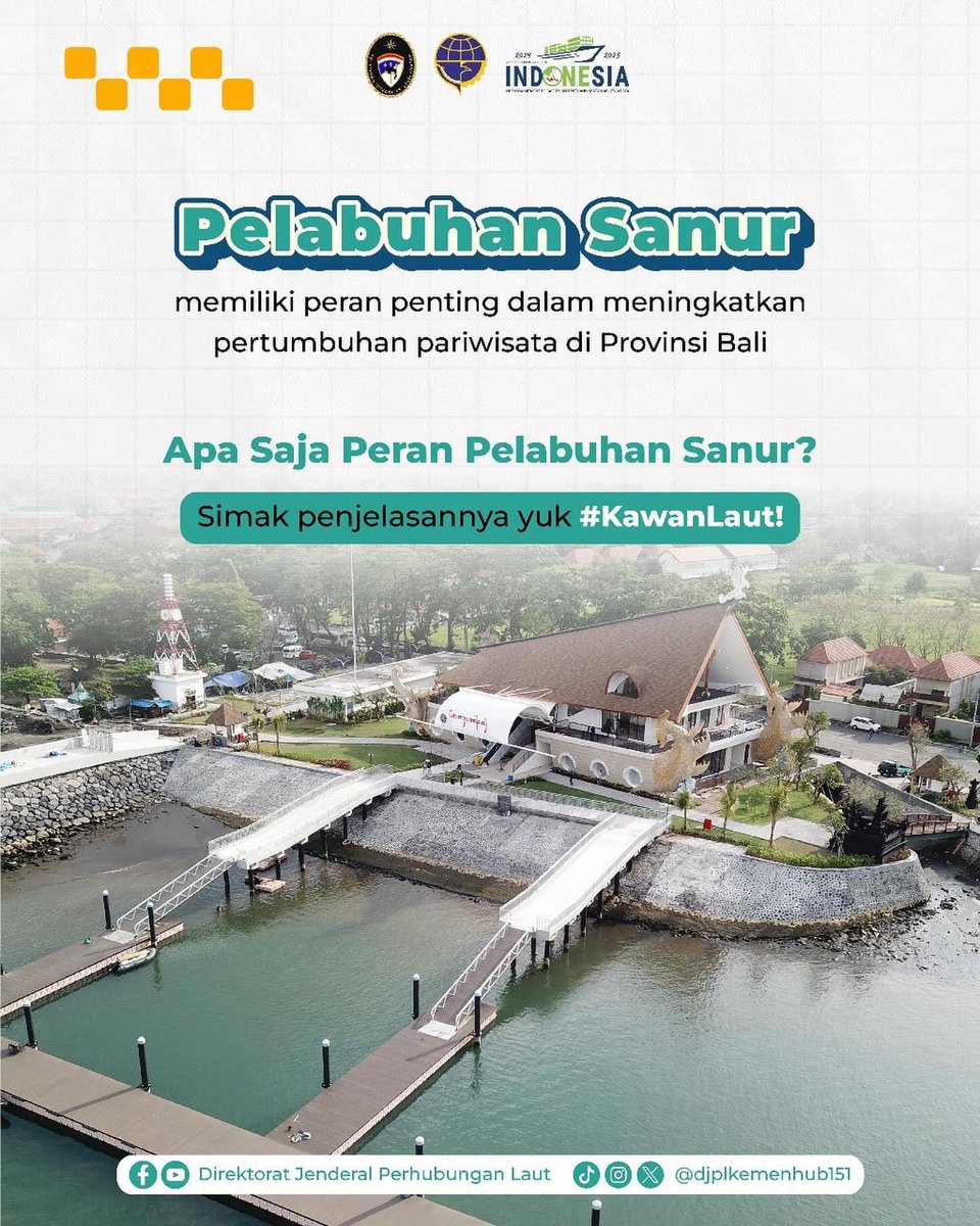 #KawanLaut, gak terasa udah hampir setahun Pelabuhan Sanur beroperasi, pelabuhan ini memiliki banyak peran penting loh. Siapa yang udah pernah kesini? ceritain pengalamannya dong!
#DJPL #DJPLKemenhub #DJPLKemenhub151 #BekerjaDenganHati #HospitableSPIRIT #Kemenhub #PerhubunganLaut