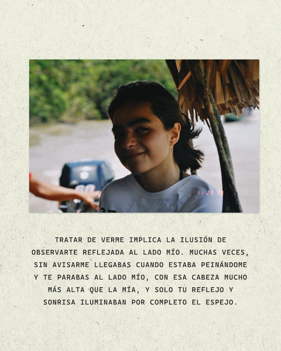 XimenaCespedesA's tweet photo. Por el #25N me pidieron que escribiera una carta sobre la ausencia de Ana María, víctima de feminicidio. Porque las queremos libres, no muertas. #JusticiaParaAnaMaría https://t.co/YlKVqqFjsR #NosQueremosVivas https://t.co/6afPv8o9yQ
