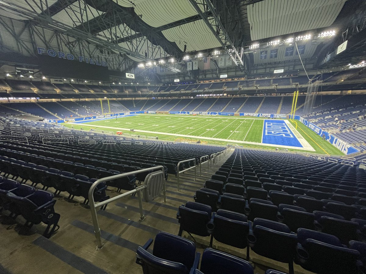 Wrapping up college football in Detroit. Last game on NBC tonight.