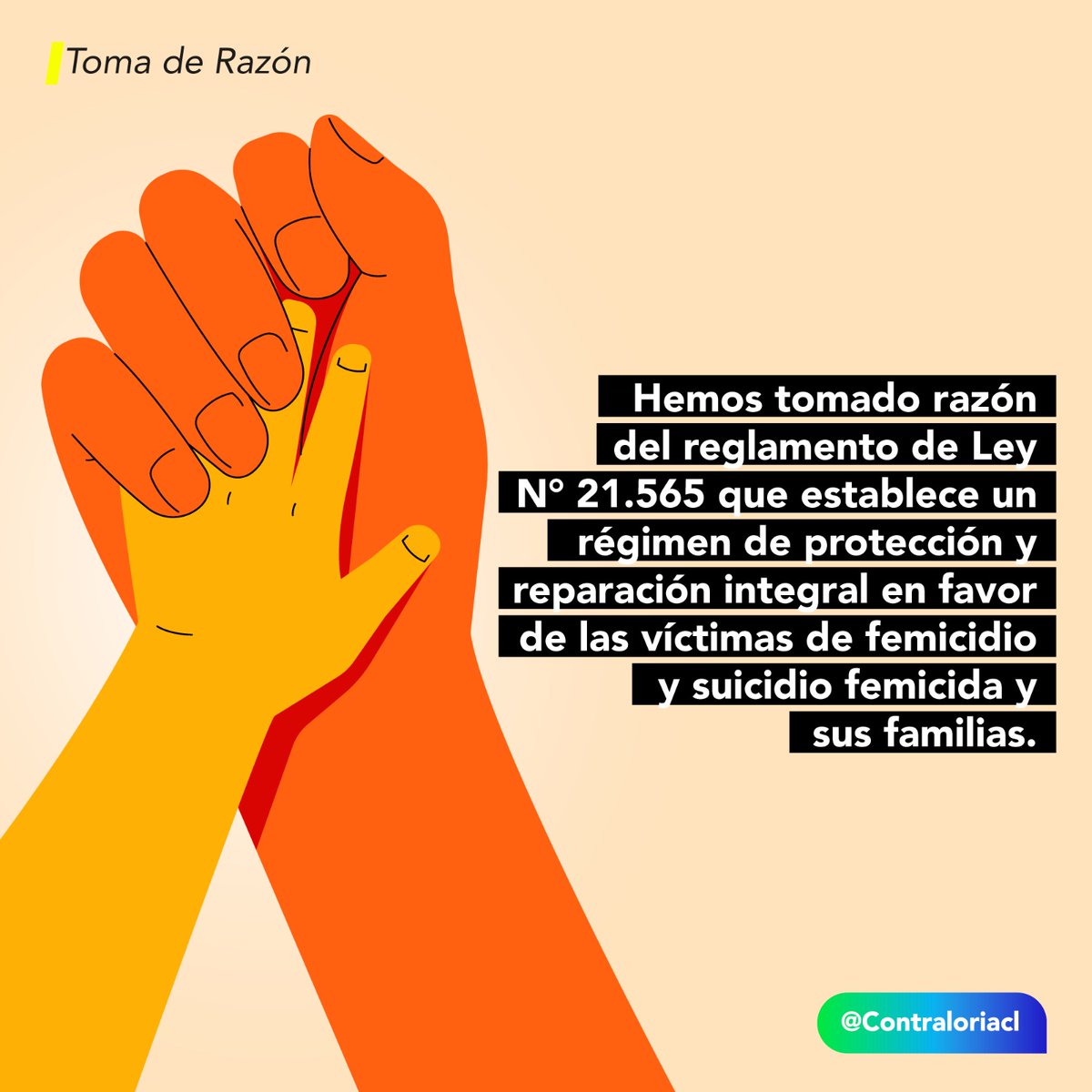 Contraloriacl's tweet image. 🔴La ley publicada establece un régimen de protección y reparación integral para las víctimas de femicidio y familias. Incluye una pensión de $160.000 para hijos menores de 18 años y protege el trabajo de víctimas de femicidio frustrado.
Revisa el reglamento tomado razón acá…