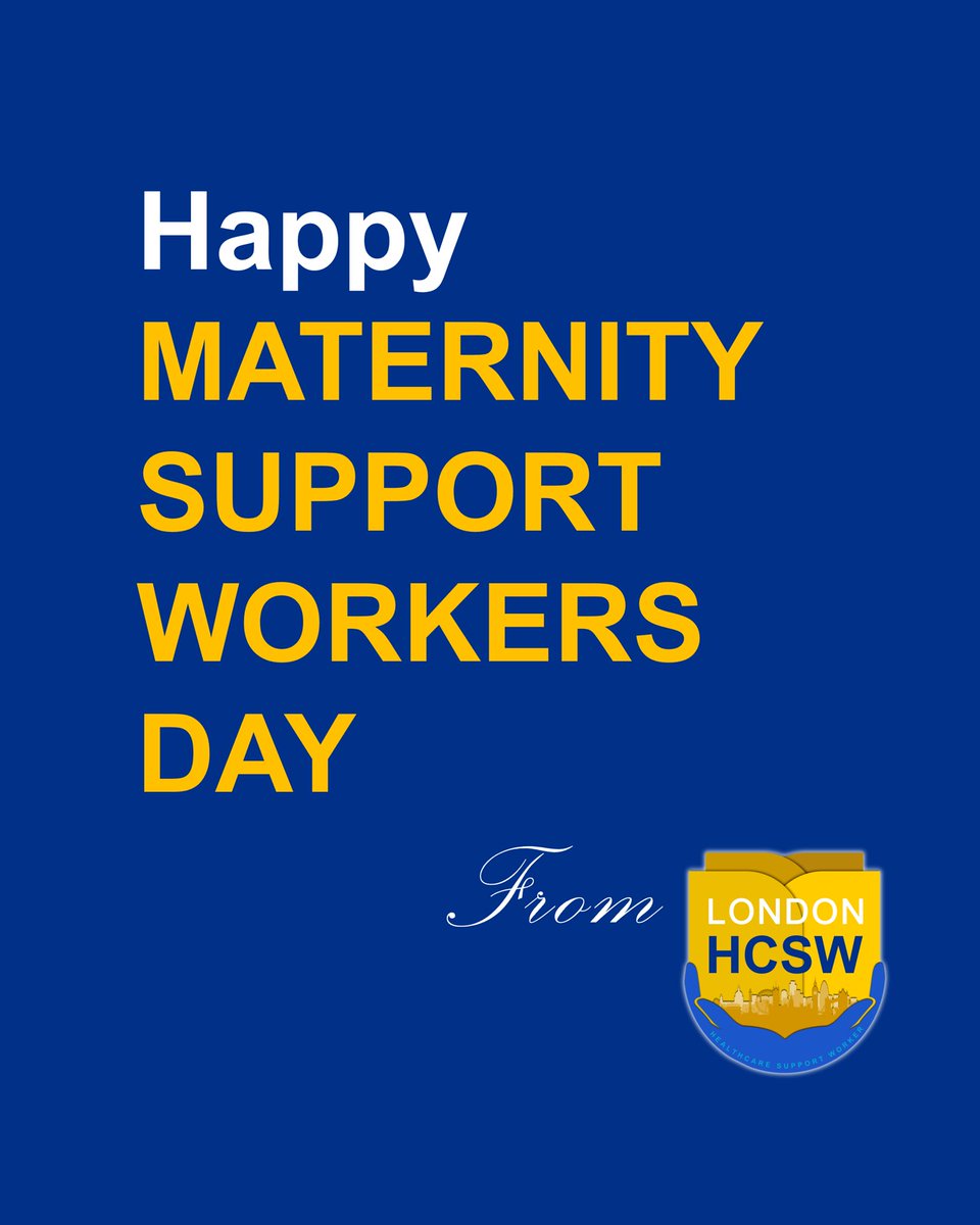 LondonHCSW's tweet photo. Happy Maternity Support Workers Day!
Today, we celebrate the incredible MSWs who bring warmth, care, and dedication to the journey of motherhood. Thank you for the joy and comfort you bring to families every single day. #MaternitySupportWorkersDay #WeAreHCSWs #LondonHCSW https://t.co/aGARurOf5a