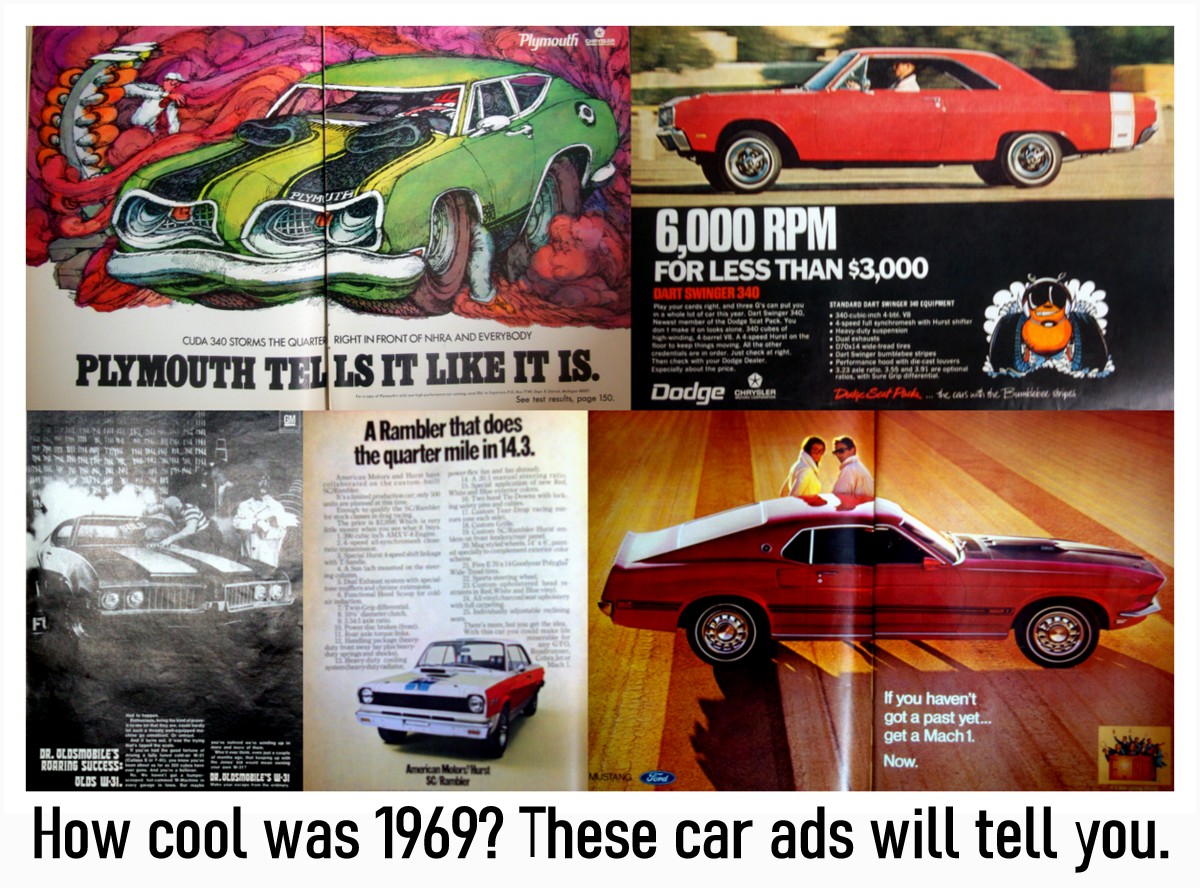 MyStarCollecto1's tweet photo. Today's MyStar Five for Friday examines five really cool Aquarius-era car ads found in a May 1969 Hot Rod magazine. Learn more in this link: https://t.co/9iSzAbQA1S #FiveForFriday https://t.co/PqXSNOwmSL