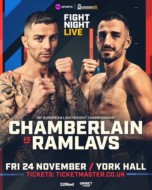 Who's winning this one #fightfam ??
Chamberlain (13 - 0) OR Ramlavs (16 - 2) 🤔 
WHO YOU GOT???? #whoyougot 
#boxing #TNTonair #tntsports