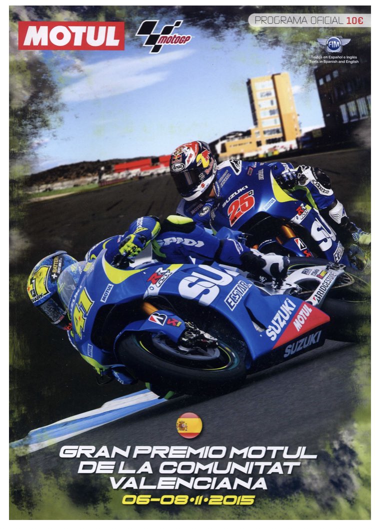 AntonioRamosGP's tweet photo. GP of Valencia 2013, 2014, 2015 and 2016 πͺπΈπ
#ValenciaGP #MotoGP #OldProgrammes https://t.co/L02C2I9u0b