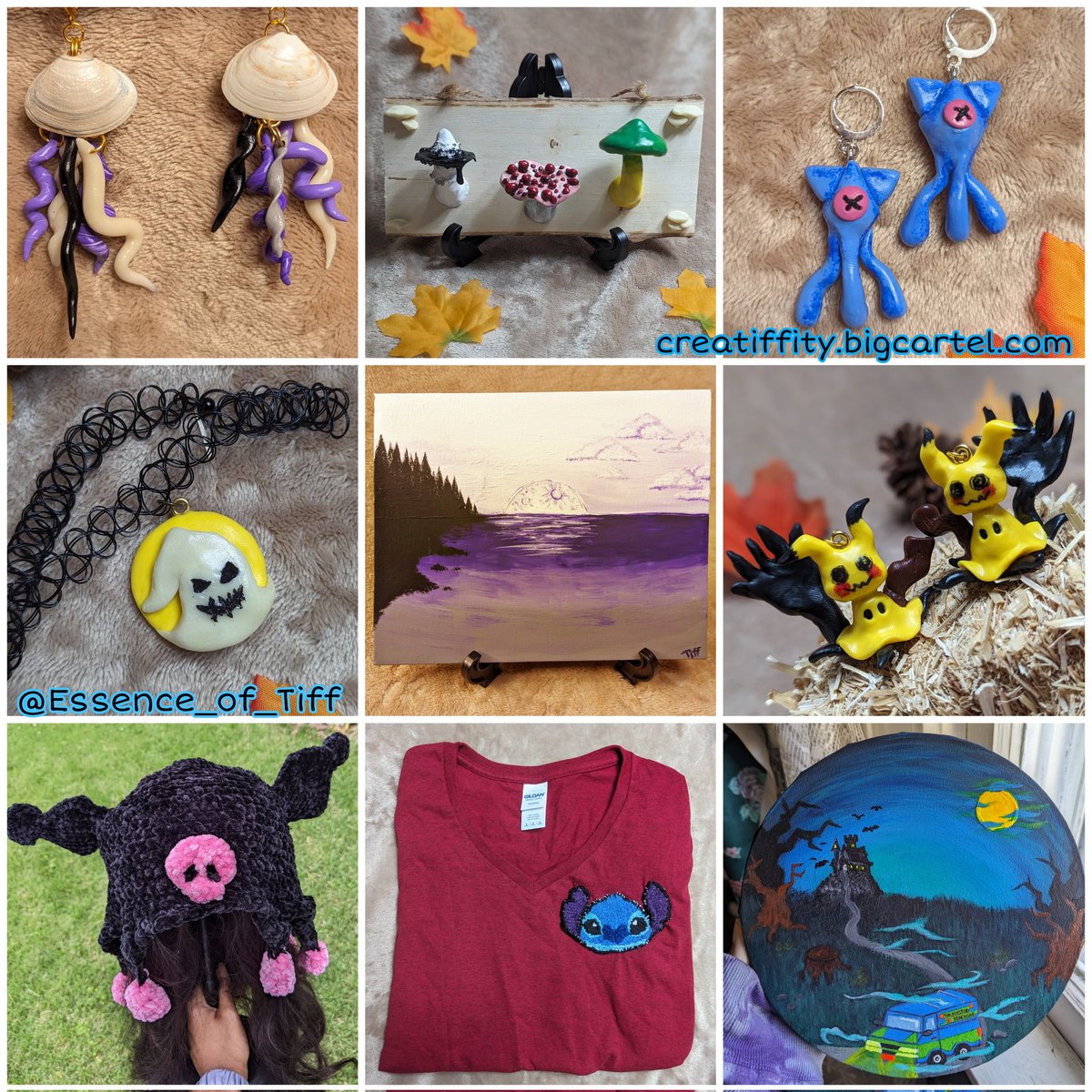 Black Friday Sale 🤑
Use code Oatmeal in my art shop &amp; get 40% off today only
Available on earrings, necklaces, chokers, paintings, crochet bucket hats &amp; more
Pokemon, Animal Crossing, Coraline, Sanrio, Disney, Cottage Core, LGBT, Scooby Doo &amp; more fandoms!
Check it out below