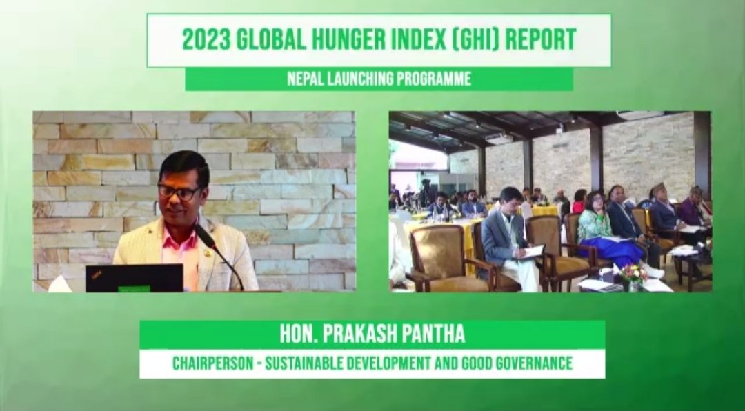 DeepenChaudhari's tweet photo. #GHI2023 report launch. Significant progress but still long way to go
#FoodSystems 
#youthengagement 
#Welthungerhilfe https://t.co/yYjsLY6zKh