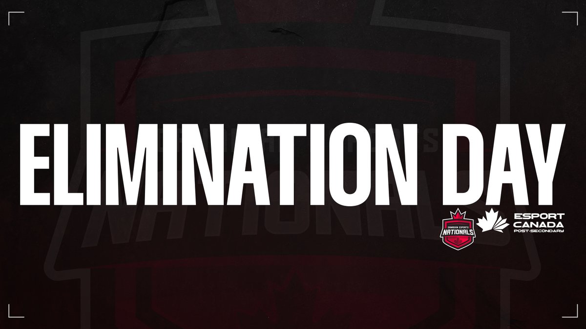 Today is Elimination Day! 

Last chance for many of our teams to qualify for playoffs and we have some very competitive matchups going down at 8:30pm tonight.

Tune into our broadcast hub at twitch.tv/Esport_CanadaPS to catch a lot of the action!