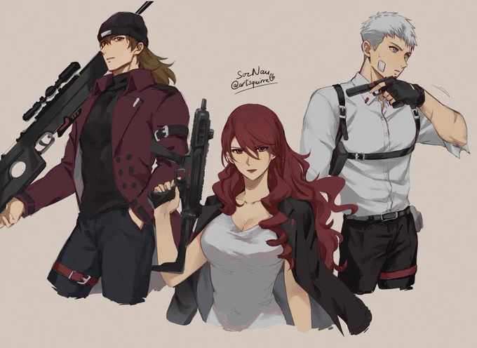 random p3 senpai trio thought...#Persona3 