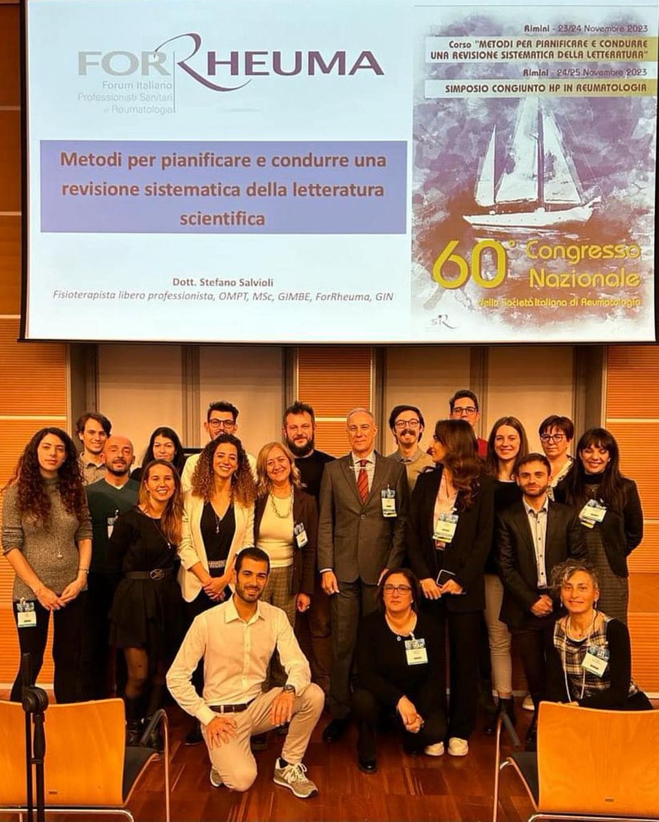 BenGia96's tweet photo. Nice course on Systematic Review's Methodology!
@Dr_Salvioli_Ste You gave us many useful tips! 😊
#phdlife #phd #research #sir2023 #forrheuma #systematicreview #methodology #rheumatology https://t.co/Ym2TFIe58p