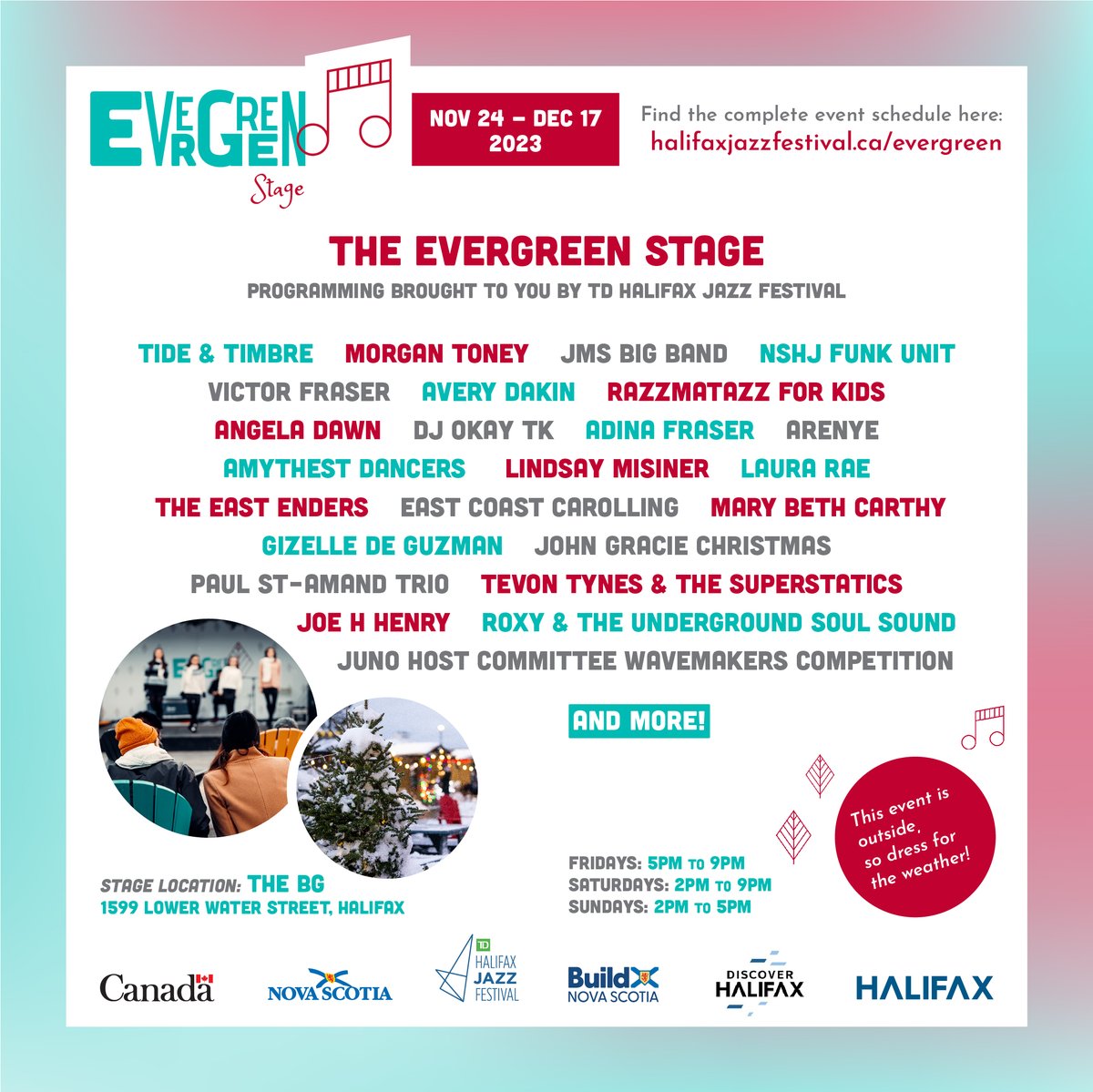 Halifax Jazz Festival (@hfxjazzfest) on Twitter photo Ready for Round 2? Don't miss out on this year's Evergreen Stage series at The BG! This year's lineup features a wide variety of local artists. More info online.
#halifaxjazzfestival #buildns #discoverhalifax #evergreenfestns <a href="/evergreenfestns/">Evergreen Festival</a> <a href="/hfxnovascotia/">Discover Halifax</a> <a href="/BuildNovaScotia/">Build Nova Scotia</a> Ready for Round 2? Don't miss out on this year's Evergreen Stage series at The BG! This year's lineup features a wide variety of local artists. More info online.
#halifaxjazzfestival #buildns #discoverhalifax #evergreenfestns <a href="/evergreenfestns/">Evergreen Festival</a> <a href="/hfxnovascotia/">Discover Halifax</a> <a href="/BuildNovaScotia/">Build Nova Scotia</a>