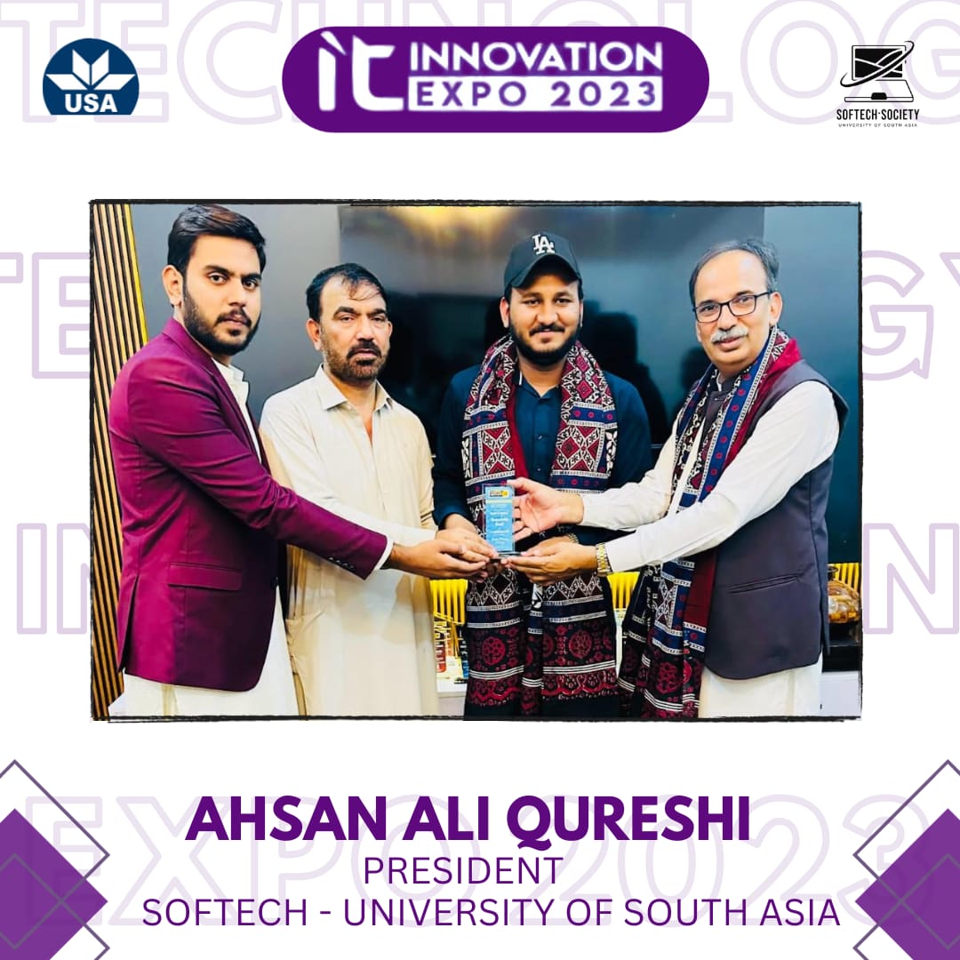 SofTech_USA's tweet photo. As Softech Society's patron, I commend our president and vice president for exemplary leadership at the IT Innovation Expo '23 in Dharki, showcasing our commitment to tech advancement and cross-provincial collaboration. https://t.co/SzTTs5cyzy