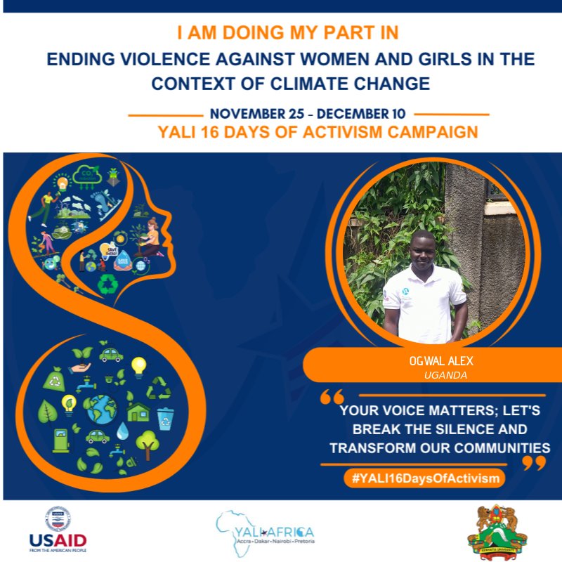 AlexOgwal5's tweet photo. I stand in solidarity for all victims of #GBV especially the marginalized groups like #Women and #Girls with disabilities.
#16DaysOfActivism
#YALIRLC
@YALIRLCAlumniUg
@ajasher25
@ByomireGorretti https://t.co/vxGtRMuNje