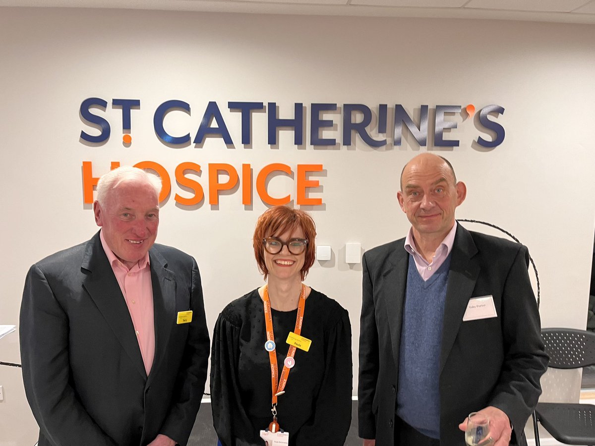 It was lovely to welcome <a href="/tobyhporter/">Toby Porter (NB on Blue Sky)</a> to our new hospice <a href="/StCHospice/">St Catherine's Hospice</a> this week. Thank you for joining us and coming to see how our community have helped us create and shape the future of end of life care in W Sussex and E Surrey 👍🏻