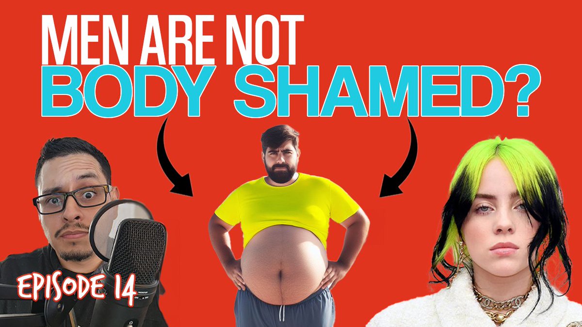 Mentellbreak's tweet photo. You ever felt your body was NOT man enough? You're not alone. In this new episode we go over: 
➡️Billie Eilish Men Bods Statements. 
➡️Do Men have a Body Image Issue? 
➡️Mental Side Effects 
and more. 

Link below 
https://t.co/zlRViM2Jhx

#mensmentalhealth #MentalHealthMatters https://t.co/qxc085zcXo