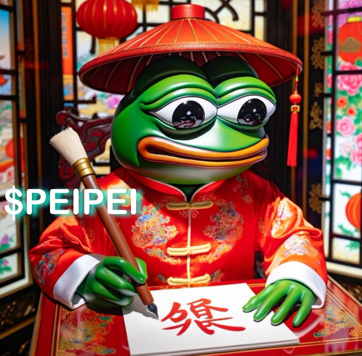 <a href="/ValCryptoGuru/">Val Crypto</a> 🐸 Introducing $PEIPEI - The Chinese $PEPE Revolution! 🇨🇳⛩️

We have the $PEPE Dev behind this project 🤯
- Liquidity Locked
- Contract Renounced
- Stealth Launch
- Chinese Backed 

FEELING PEIPISH? 🐸⛩️ <a href="/peipeicneth/">Peipei</a>