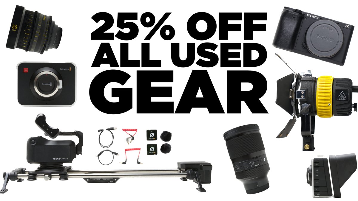 Couple deals for you guys this weekend! Save 25% on used gear at checkout on camerafoundry.com AND 15% on LUTs and Guides using the code "SAVE-15" at academy.dslrvideoshooter.com