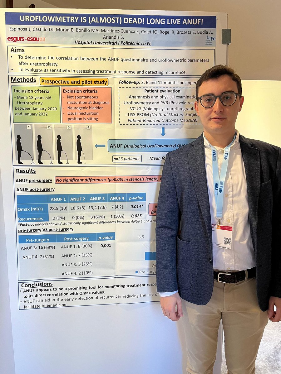 Representing to <a href="/HospitalLaFe/">HospitalLaFe</a> at #SGURS-ESAU23 with two papers. Good job!!! <a href="/albertobudiaalb/">alberto budia alba</a> <a href="/satlujan/">Sátur Luján</a> <a href="/dr_arlandis/">Salvador Arlandis</a> <a href="/InfoAeu/">AEU</a> <a href="/ximoev95/">Ximo EV</a>