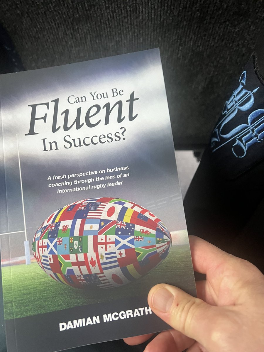 Got my reading material for the bus trip to the @newyork7s this year! Look forward to reading this 📖! Thanks @mcgrath_damian #damo #sportsleadership #coachingisleadership