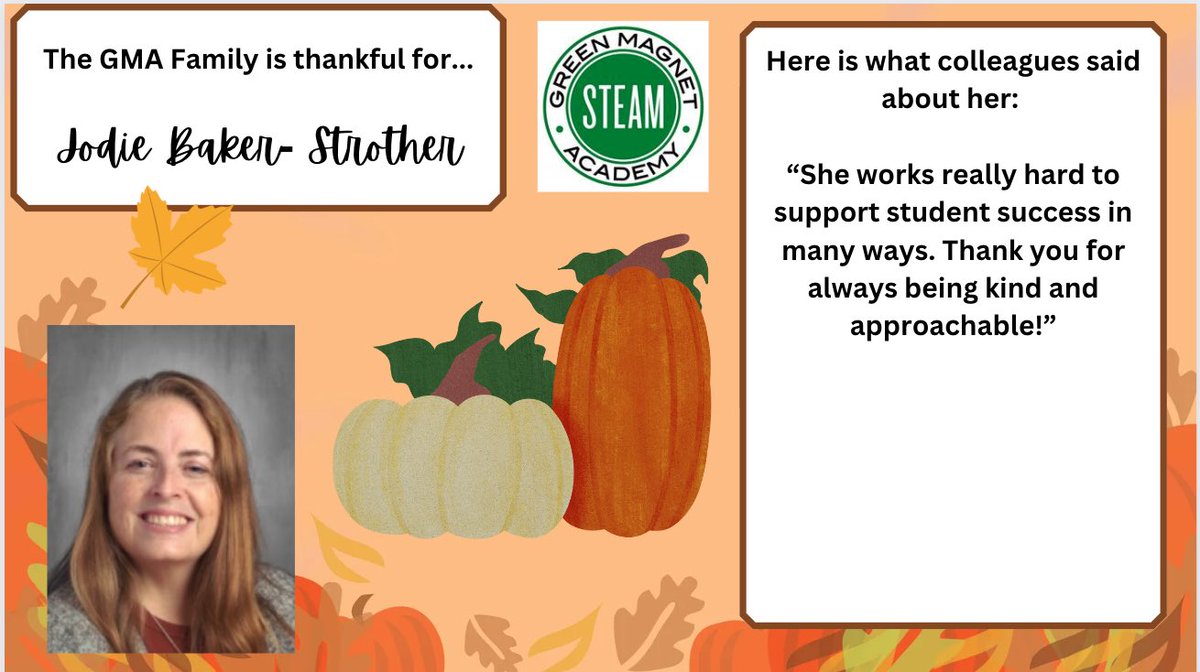 Green Magnet Academy (@gmasteam) on Twitter photo We are so thankful for these members of the <a href="/GMASteam/">Green Magnet Academy</a> family!! #PantherPride #thankful We are so thankful for these members of the <a href="/GMASteam/">Green Magnet Academy</a> family!! #PantherPride #thankful