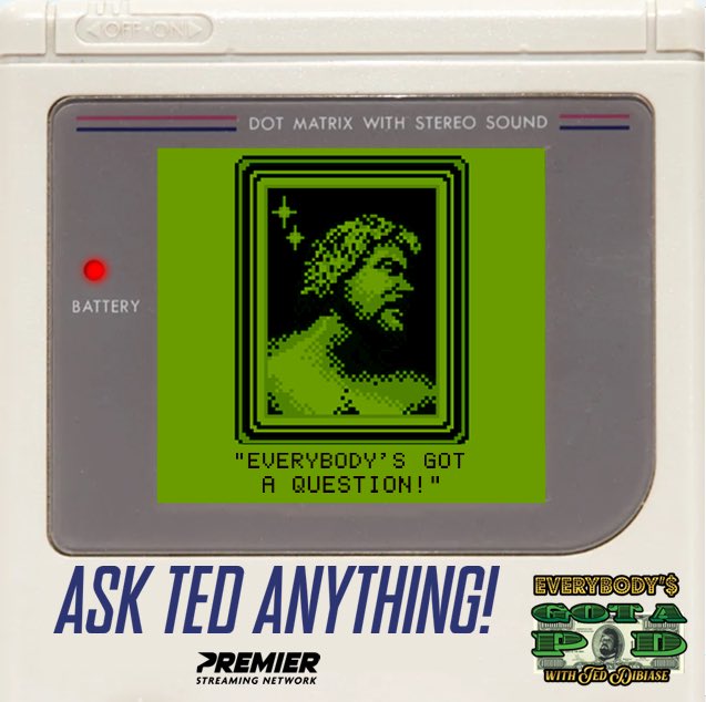 TedDiBiasePod's tweet image. The new episode of #EGAP is available NOW on all platforms!

@MDMTedDiBiase and @MarcusPDeAngelo take listeners questions for the 7th edition of Ask Ted Anything!

Get it on video with no commercials at @WatchOnPremier
