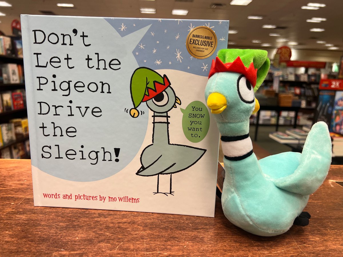 The holidays have begun! Join us tomorrow at 11 am for a fun story time featuring our favorite pigeon! #dontletthepiegon #bnstorytime