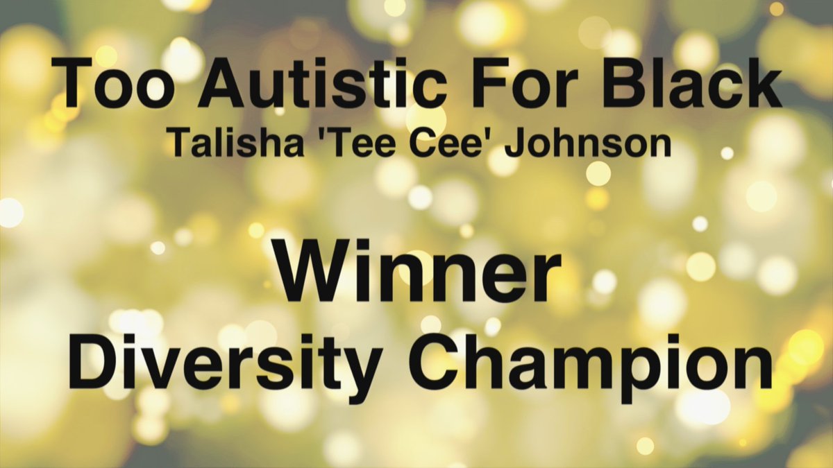 Many congratulations to our Diversity Champion, @ThisIsTeeCee for Too Autistic for Black. The award is sponsored by @BritAsiaTV. #rtsmidsawards