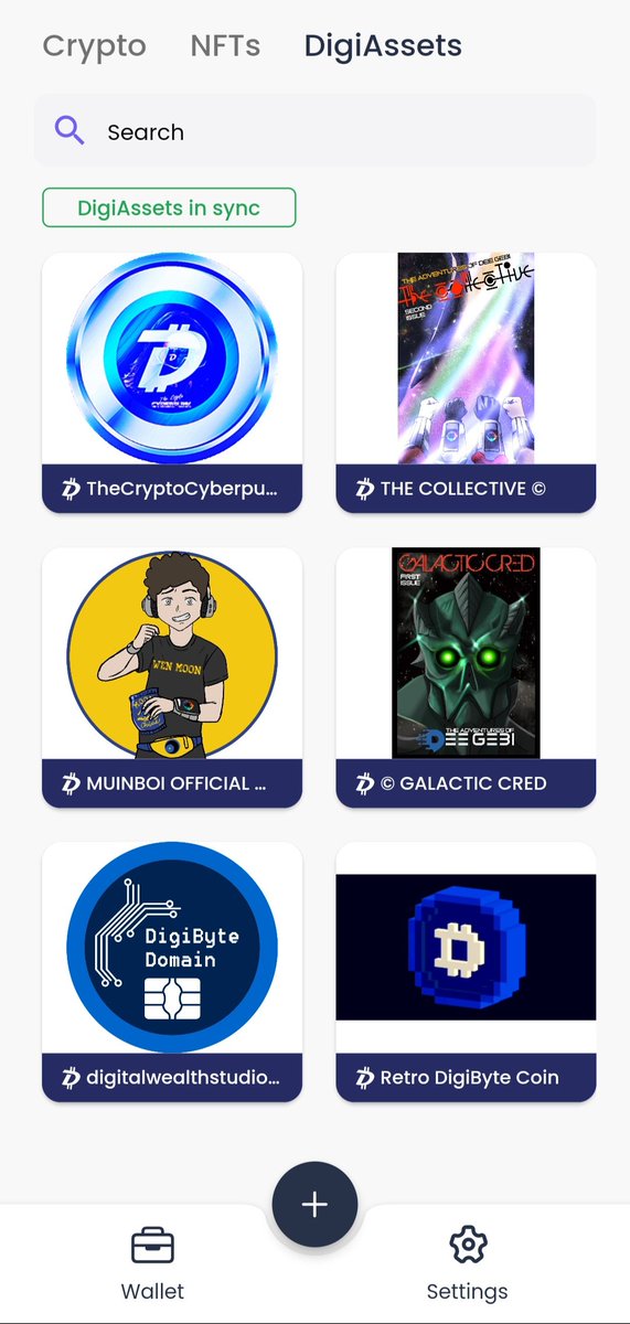 Do you know about NFTs or 'digiassets' in the #Digibyte ecosystem ?

 💥 I just tested out <a href="/SecurusWallet/">Securus Wallet</a> on my mobile phone and sent a few NFTs from my <a href="/digiassetX/">digiassetX</a> V3 web wallet. 

I must say, it has been a smooth experience so far setting it up, so far so good ! 👍 Nice work 🔥