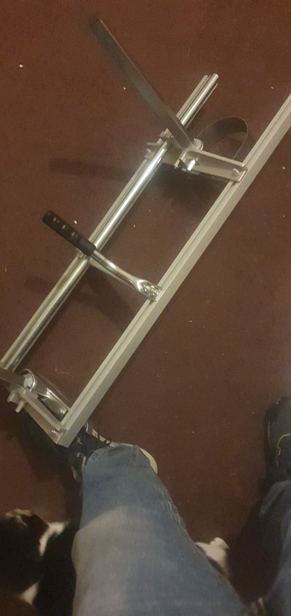 Bought a chainsaw mill.... it looks like a torture device