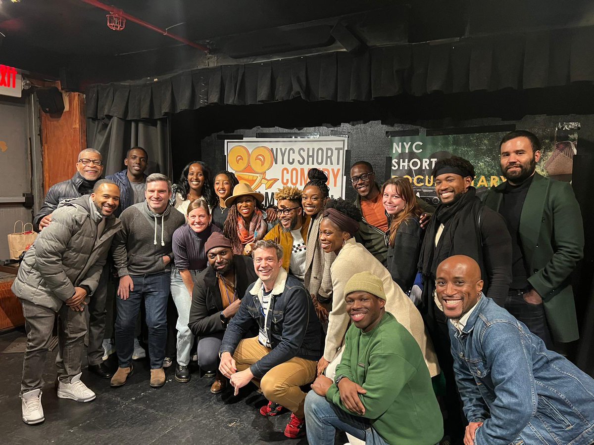 TheBGates's tweet photo. The premiere of my comedy short, “Podcast Bros” at the New York City Short Comedy Film Festival + winning “Best Ensemble Cast” in the Georgia Comedy Film Festival, in Atlanta.
#PodcastBros #sketchcomedy #shortfilm #filmmaker
https://t.co/nrfx10afIs https://t.co/pTkO6uLzq9