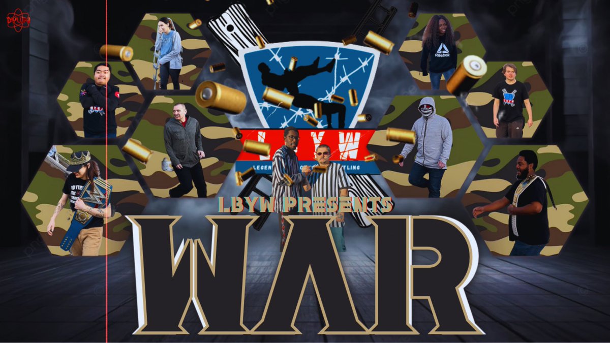backyard_lbyw's tweet photo. Dropping THIS WEEKEND is, WAR!
————————————
United States Championship -
Azul Noche vs Ragnarok (c)
•
War Match -
Team Just-ICE (Queen Just-ICE, Harms, Psychotic Freak &amp; J-RO) vs P.B.S. (Showtime, Ms. Showtime, Nate Dogg &amp; White Viper) with The Willster https://t.co/q5ffjJK7Fg