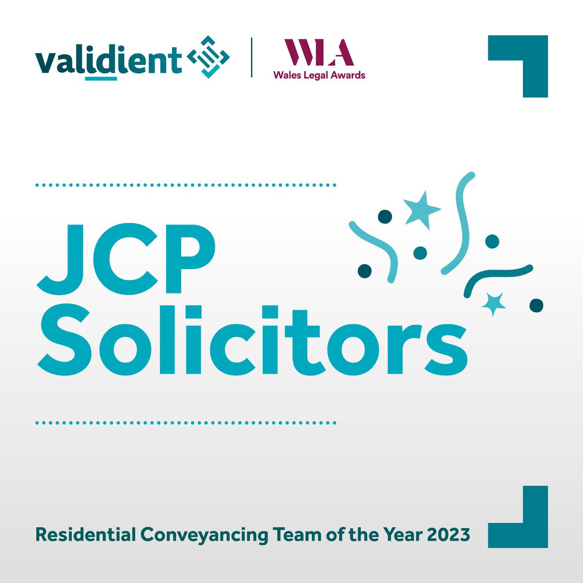 Residential Conveyancing: <a href="/jcpsolicitors/">JCP Solicitors</a> 

#WLAs2023