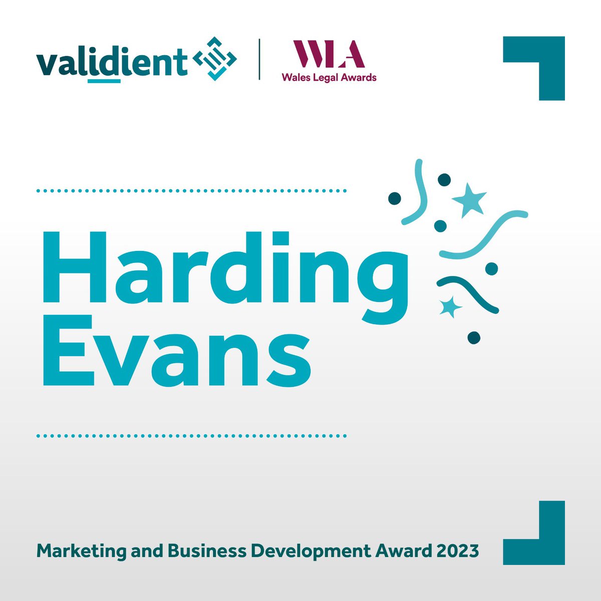 Marketing and Business Development: <a href="/HardingEvans/">Harding Evans Solicitors</a> 

#WLAs2023
