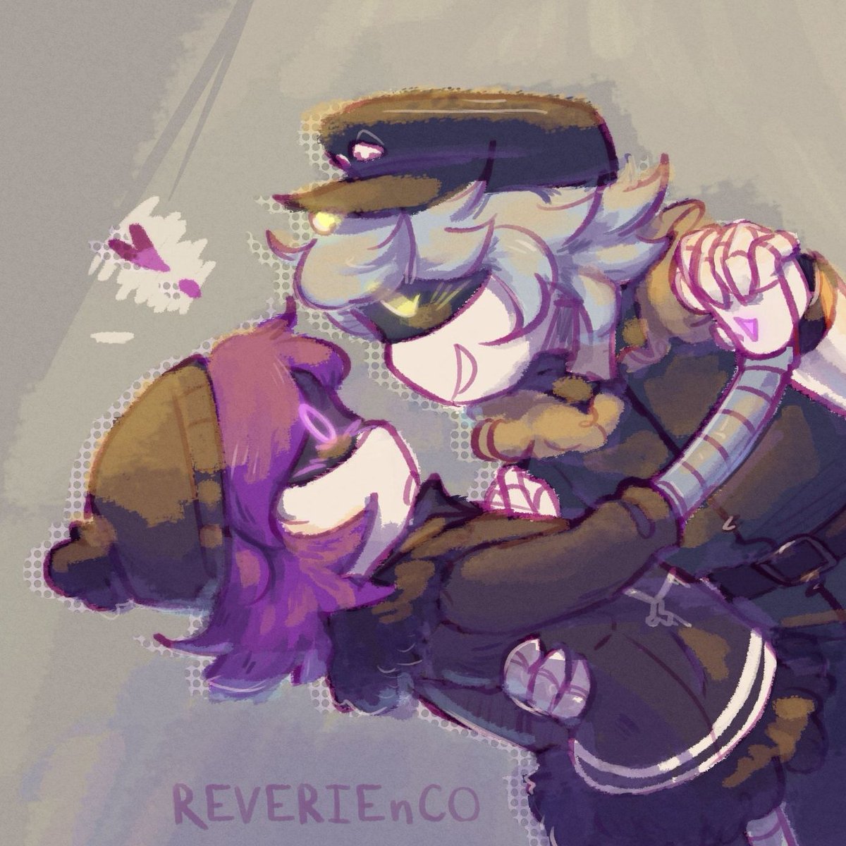 REVERIEnCO's tweet photo. care for a dance? 💜💛
also murder drones is trending !!! :D

#MuderDrones #MurderDronesfanart #Nuzi https://t.co/ahk7K3ZHVc