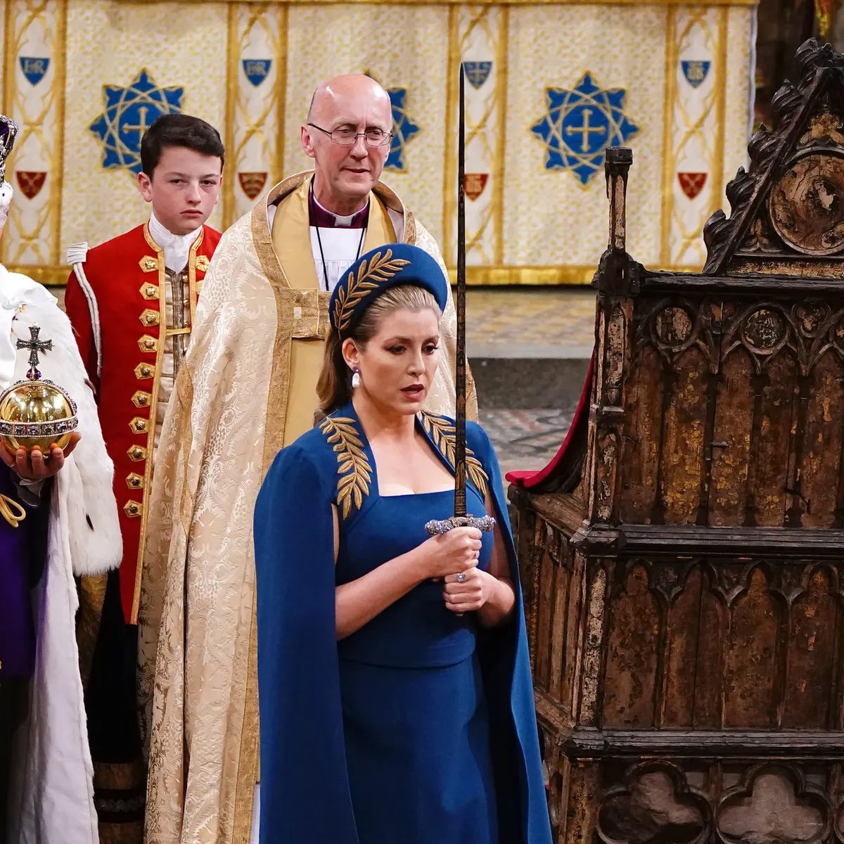 Best episode ever @TheLastLeg #lastlegangel Penny Mordaunt at the coronation