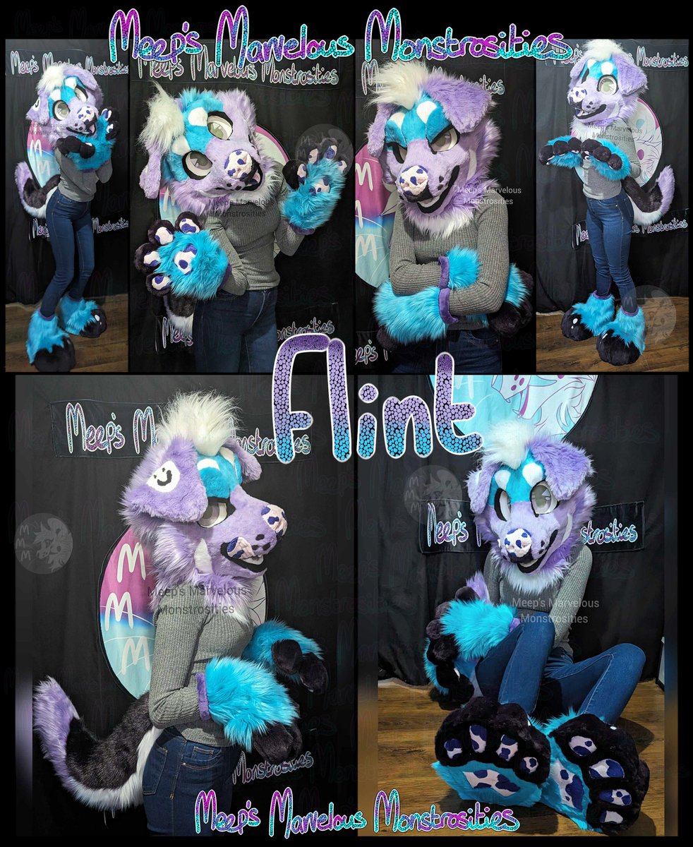 💙💜Here's Flint! 💜💙

This sweet bean made his debut at Furcation so some of you may have spotted him in the wild already! 
#FursuitFriday