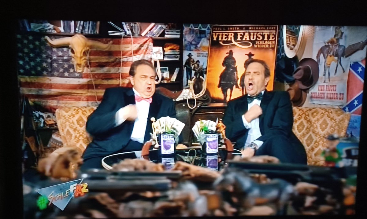 Frank_S_1978's tweet photo. Alleine der Abspann war wieder mal besser als der ganze Film. #Carambola war nämlich nur eine einzige Beleidigungen gegenüber Bud Spencer und Terence Hill.
#LezFaZ
#SchleFaZ
#AdoptusFaZ
#Carambola
#WirSindSchleFaZ
#YouCantStopTheSchleFaZ https://t.co/UdySgX8Fqe