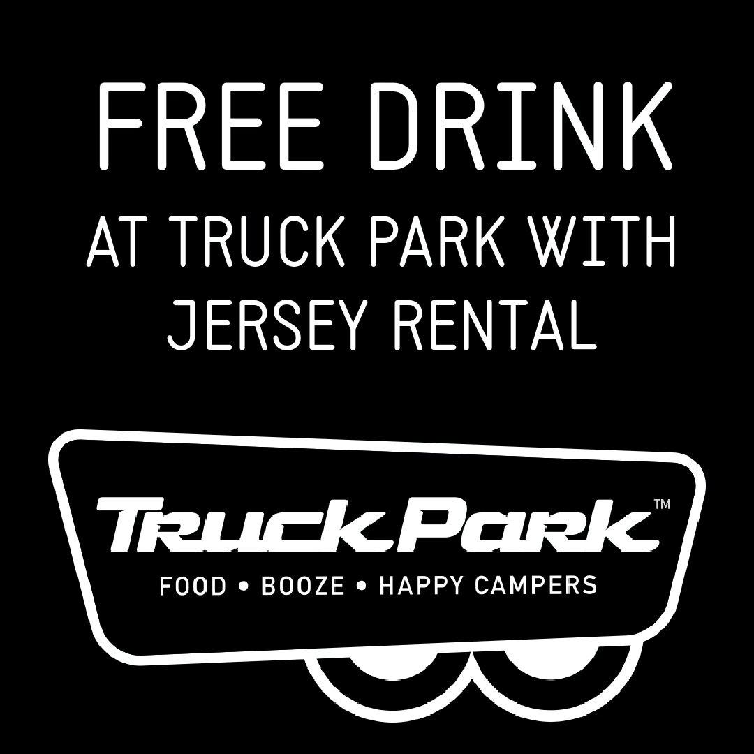 TarpsOff_JR's tweet photo. We hope our customers are thirsty tonight! All jersey rentals this evening come with a gift card to get a drink of your choice at Truck Park / New Bohemia 🍻 https://t.co/fJOhmg1leL