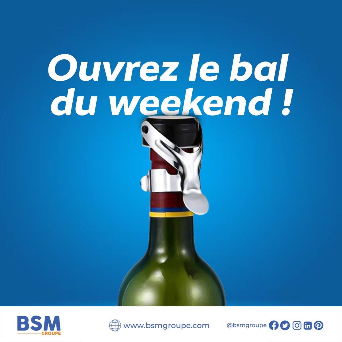 bsmgroupe's tweet image. Faites sauter les bouchons, c&apos;est le week-end qui commence !

#weekend #bonweekend #bsmgroupe