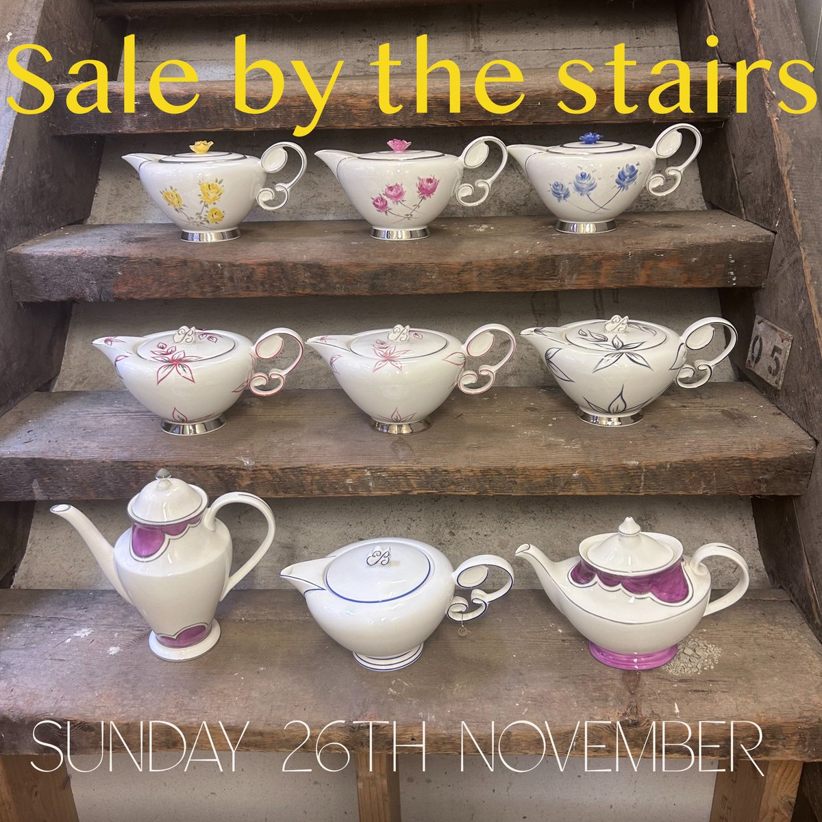 We are having an end of line sale starting this Sunday 🫖
I will be discontinuing all drink wares in the new year as we re-vamp the buissiness &amp; the studio, gearing it up a notch !
All half price 🫖

Made in Stoke.
<a href="/Middleport_Pot/">Middleport Pottery</a>