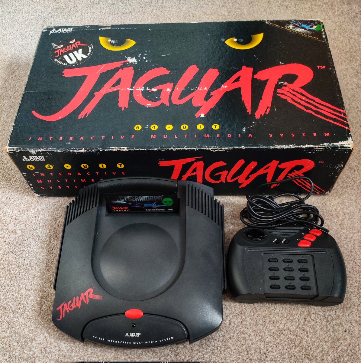 APadders's tweet photo. Happy 30th birthday to the Atari Jaguar. #atarijaguar #atari_jaguar #Atari #atarifans #jagcorner #retrogamer ##retrogaming https://t.co/sKU01EDSps