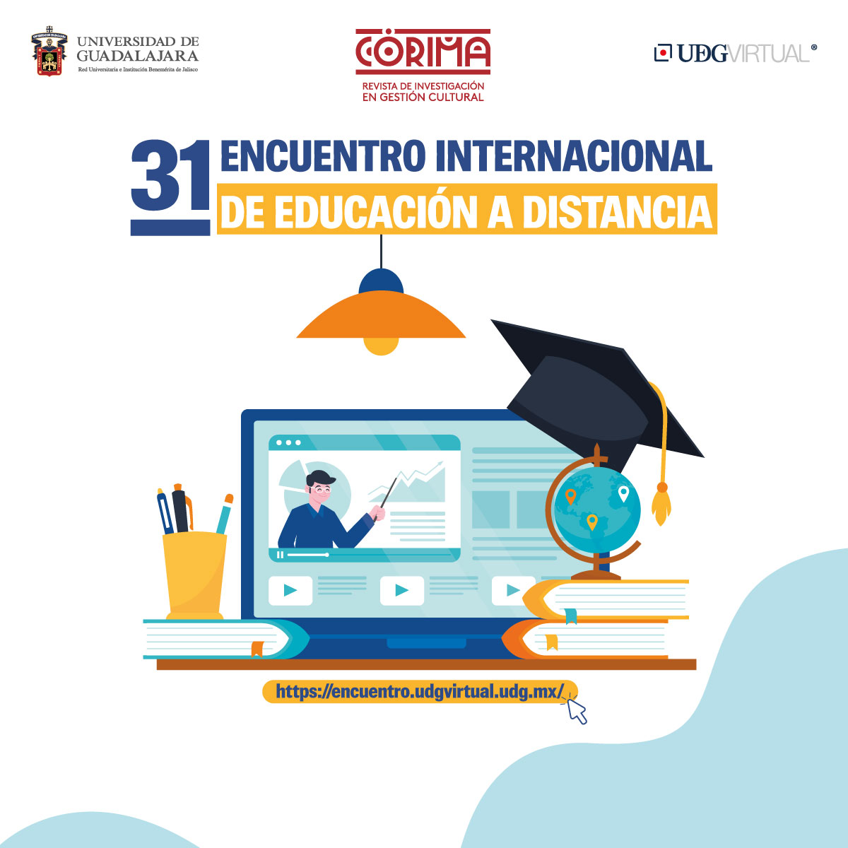 📚El Encuentro Internacional de Educación a Distancia de la Universidad de Guadalajara invita a reflexionar sobre la gama de posibilidades que las tecnologías digitales representan para la educación.  Visita nuestra página web y regístrate: encuentro.udgvirtual.udg.mx  #UdgVirtual