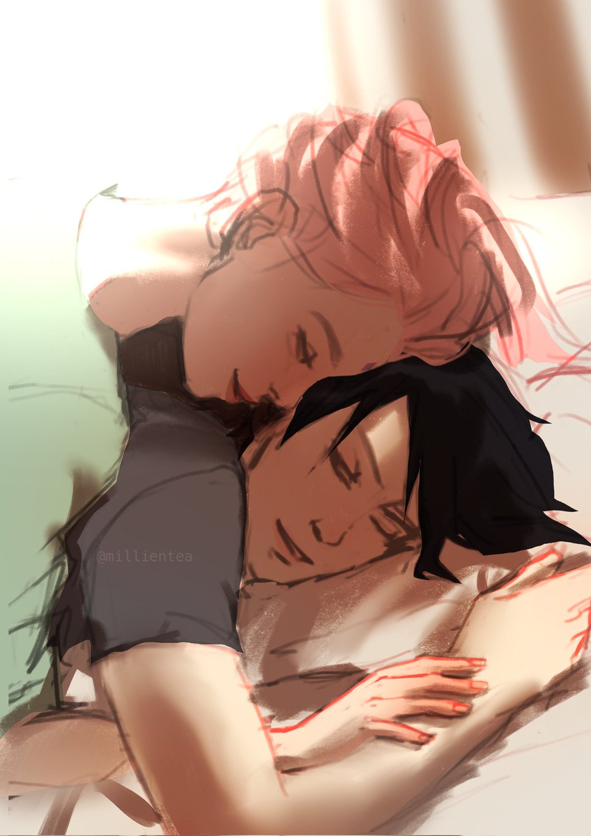 millientea's tweet image. #Sasusaku sketch