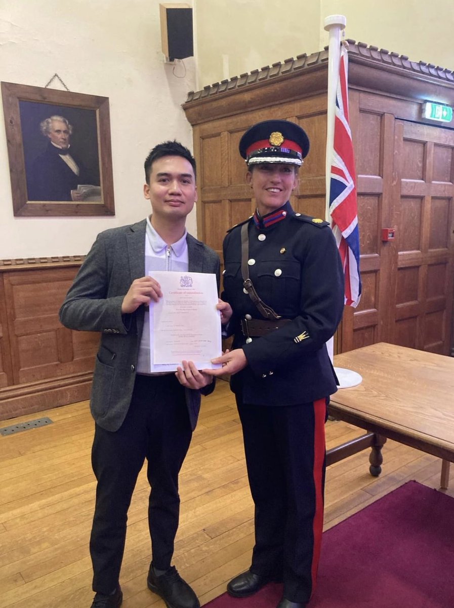 This happened today, two of our very first nurses we recruited as part our new IR programme @YeovilIR have taken their Oath for British Citizenship. Working for @SomersetFT (Yeovil Hospital) we have seen them grow and develop. It’s a real joy to see ❤️👏