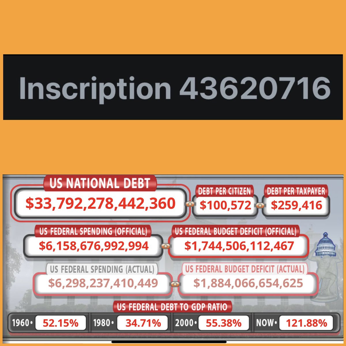 boredape6716's tweet photo. These numbers are from TODAY, and *literally* they ALL only go UP. ⬆️⬆️⬆️
However, which one makes you HAPPY?
🤔🤔🤔
#TheFirstMillion Bitcoin Ordinals https://t.co/wWye74nRbq
