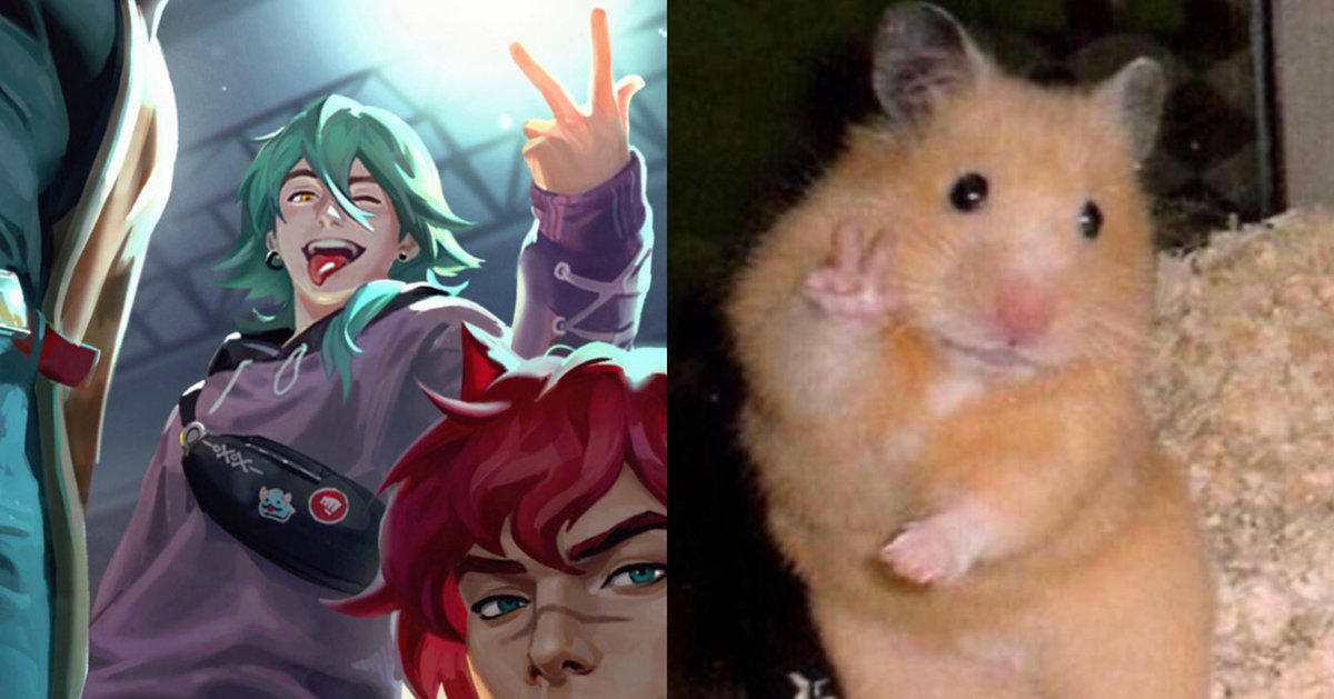 mooncakephel's tweet image. spreading my hamster ezreal agenda