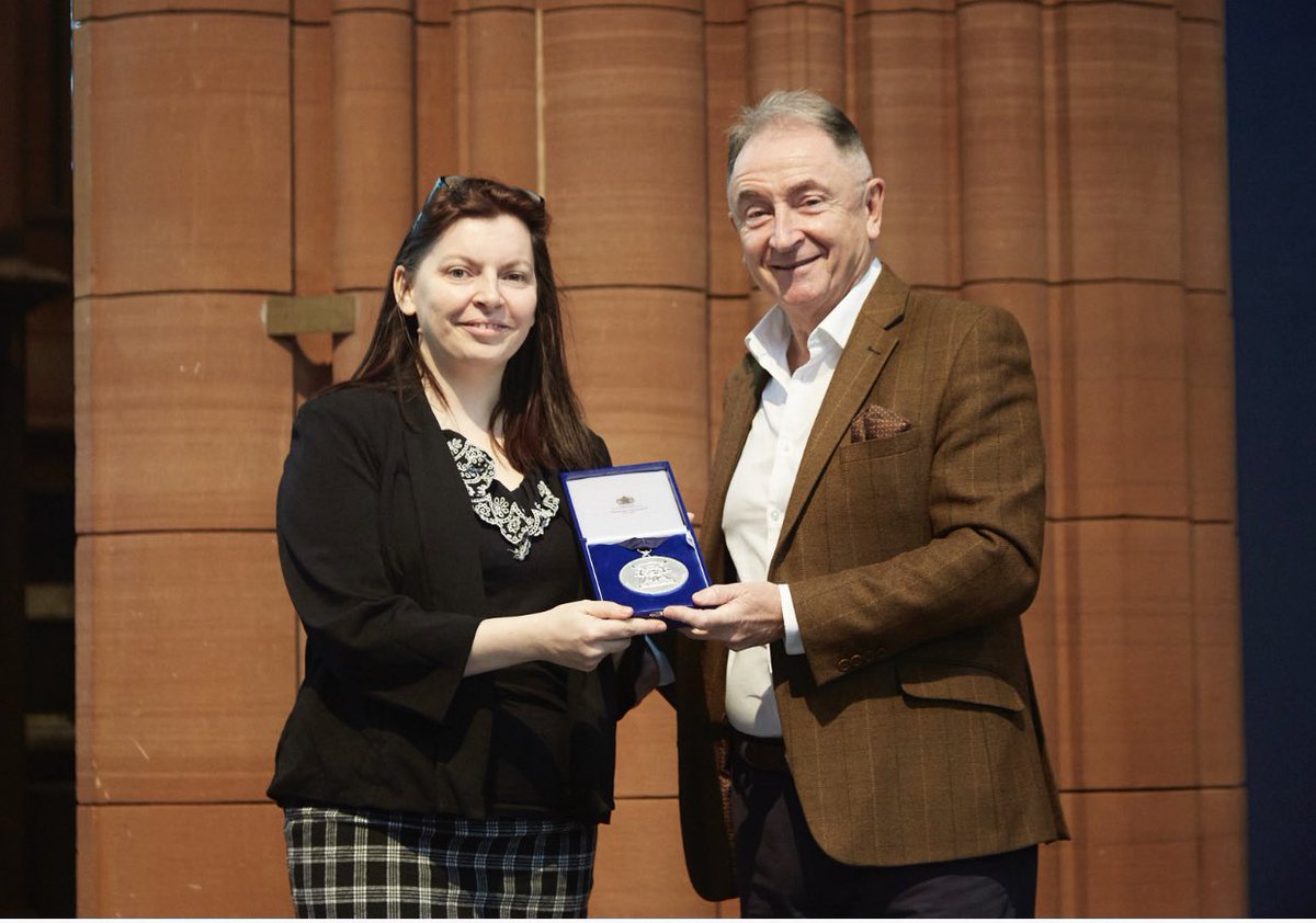 Congratulations @MagRoseCun on winning 2 @UniStrathclyde Medals for providing an excellent student experience and Team Award with Jane Essex and team from all 4 Faculties, for Sustainable Impact by Design,supporting pupils with additional support needs. 👏👏